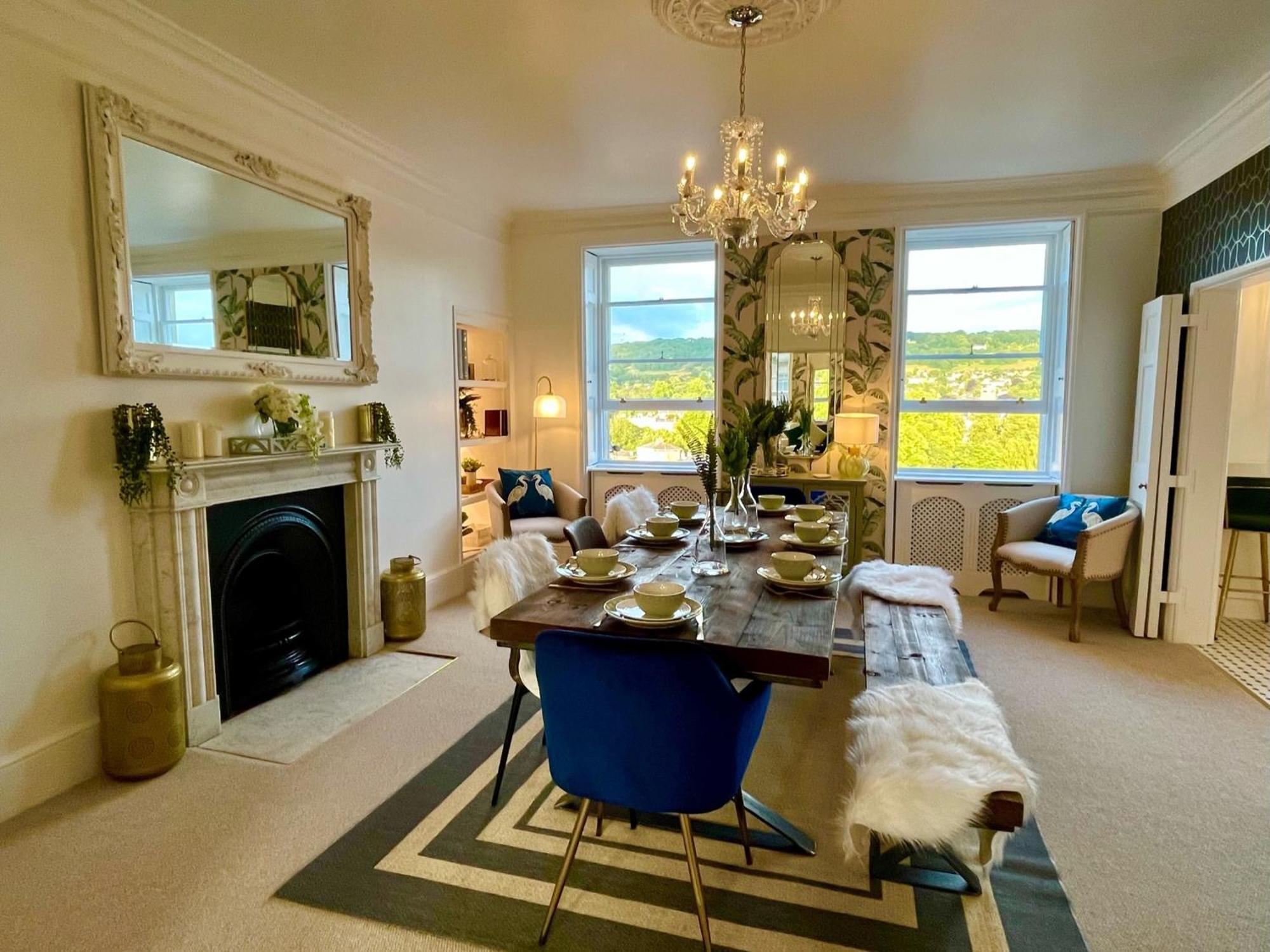 The Paragon Penthouse - Stunning Views Over Bath! Eksteriør bilde