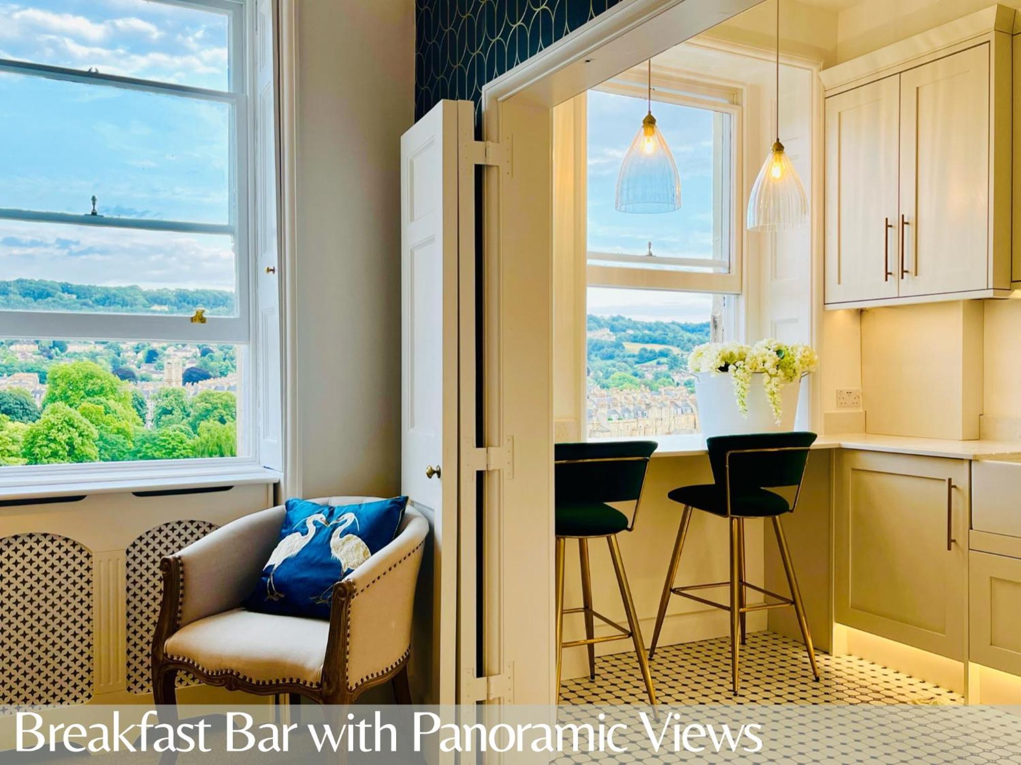 The Paragon Penthouse - Stunning Views Over Bath! Eksteriør bilde