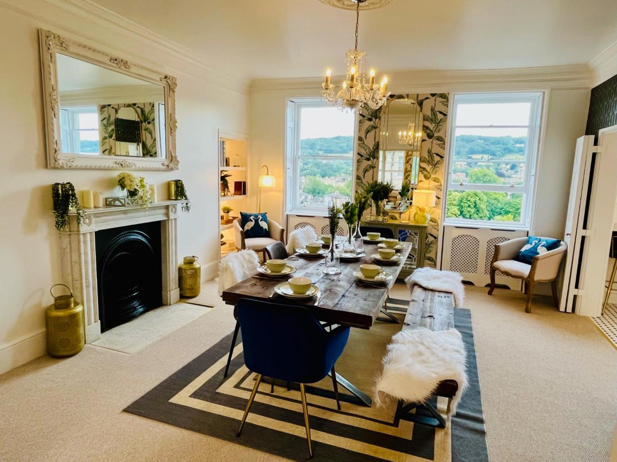 The Paragon Penthouse - Stunning Views Over Bath! Eksteriør bilde