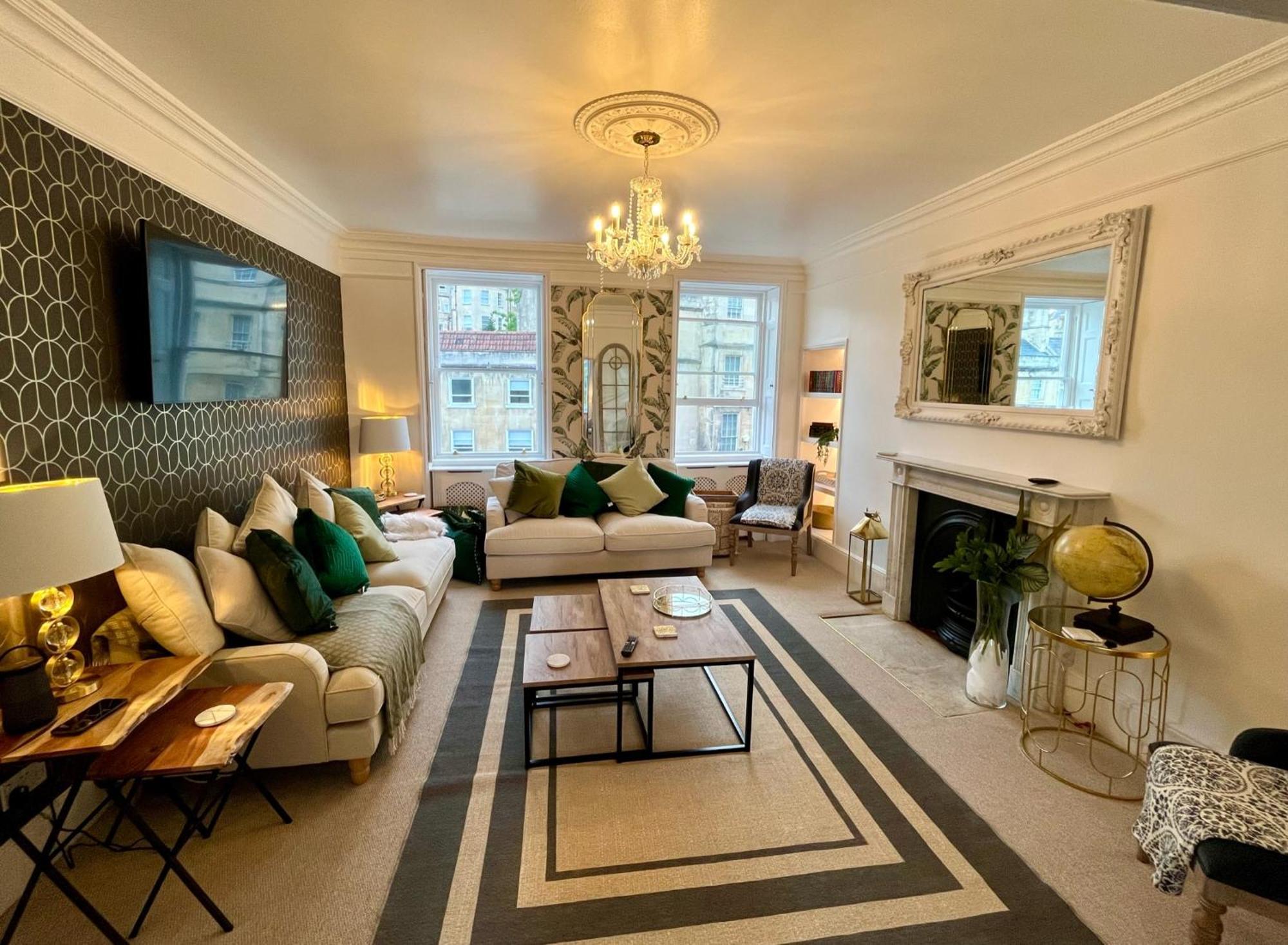 The Paragon Penthouse - Stunning Views Over Bath! Eksteriør bilde