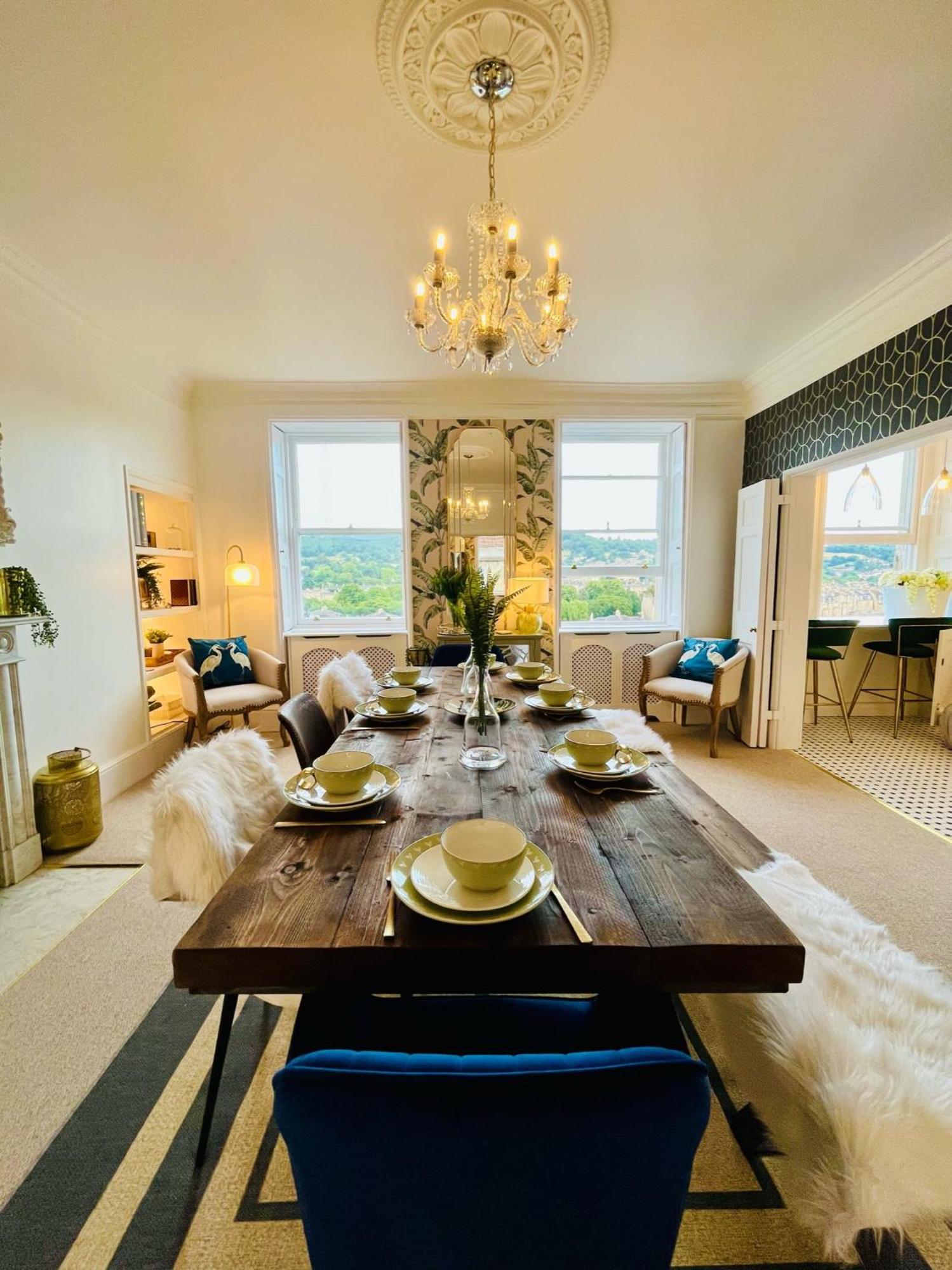 The Paragon Penthouse - Stunning Views Over Bath! Eksteriør bilde