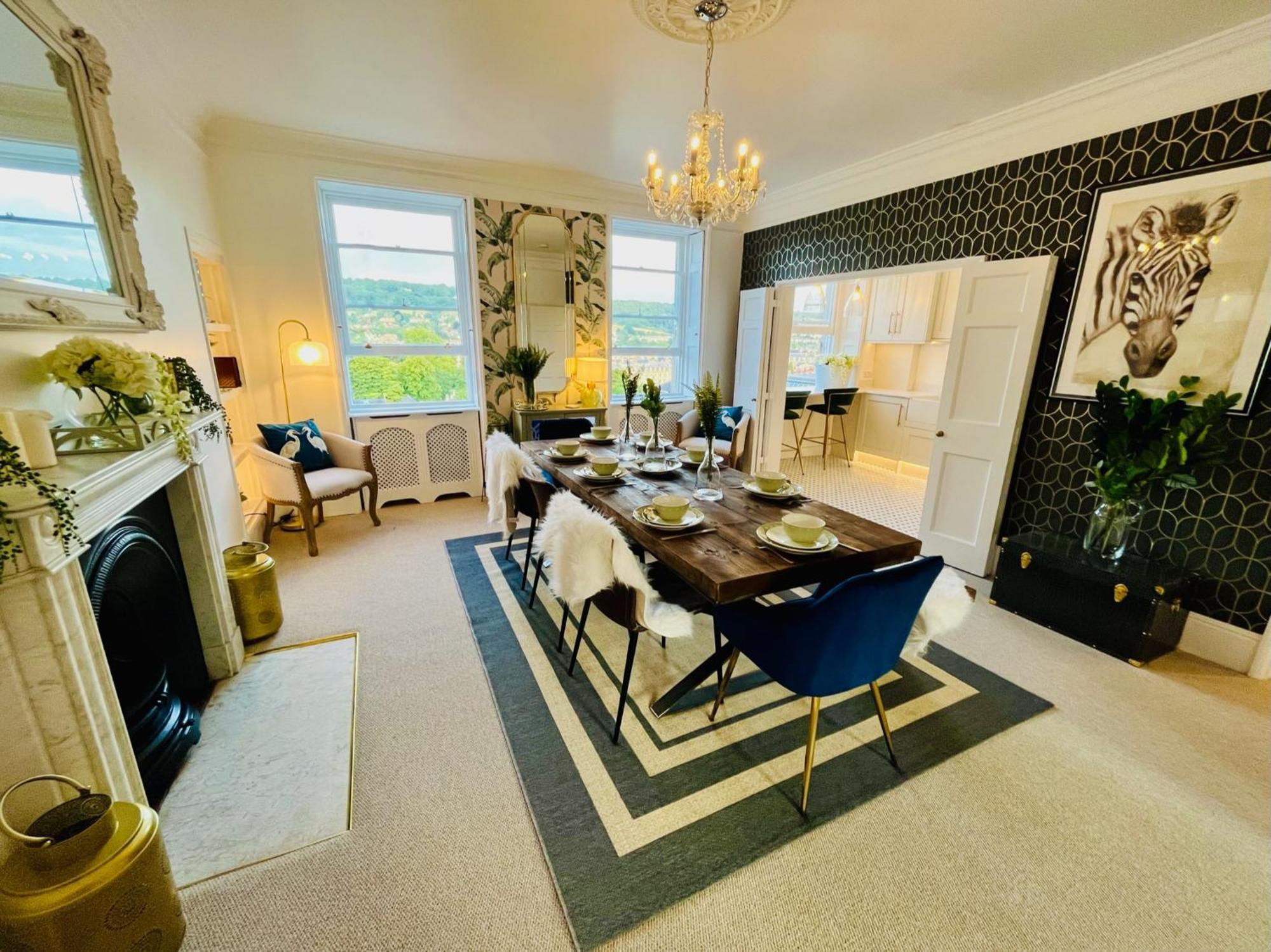 The Paragon Penthouse - Stunning Views Over Bath! Eksteriør bilde