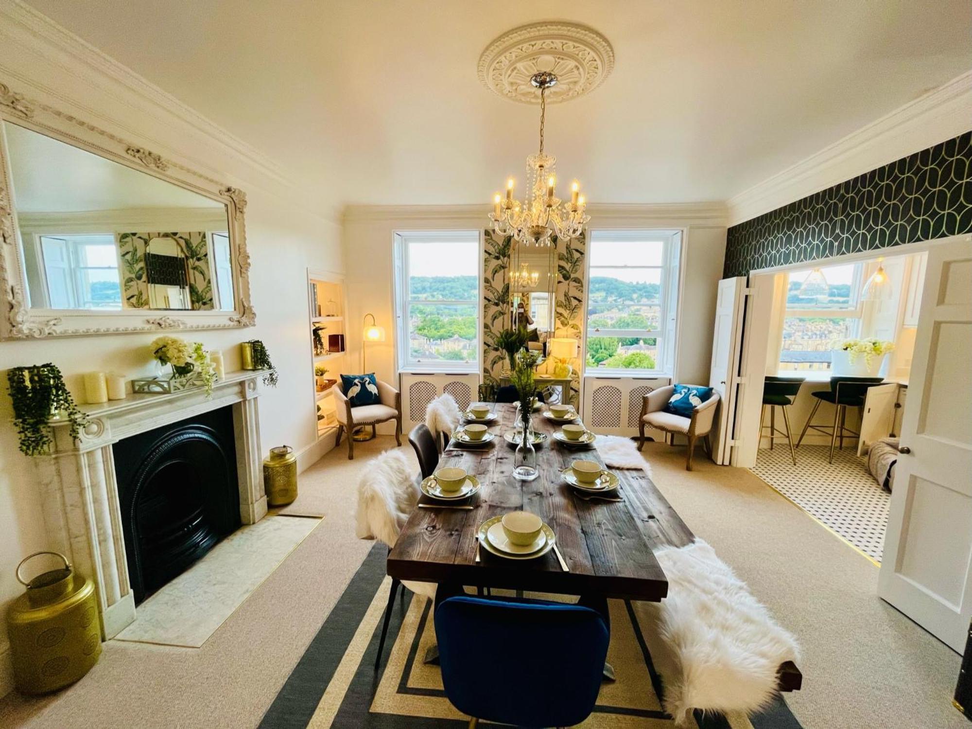 The Paragon Penthouse - Stunning Views Over Bath! Eksteriør bilde
